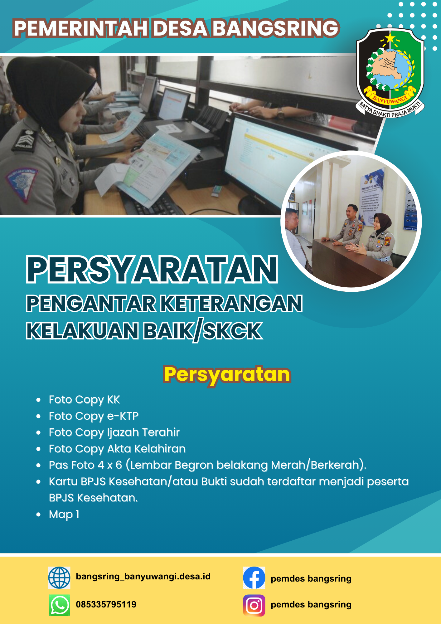 Persyaratan Proses SKCK / Surat Keterangan Kelakuan Baik